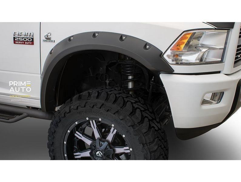 Fender Flares set 4 PCs Ram 3500 2011-2018 Max Pocket-style black Bushwacker 50921-02
