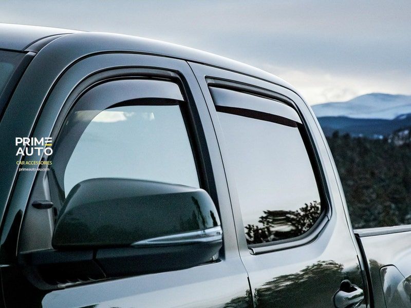 Owiewki okienne wkładany prz&oacute;d+tył Toyota Tundra 2007-2021 połysk WeatherTech 82450IM