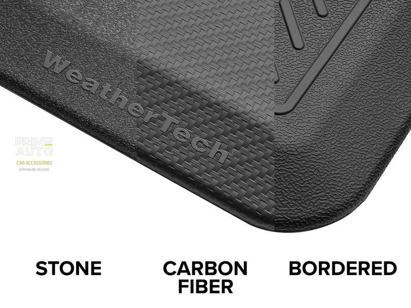 Коврик &laquo;Комфорт&raquo; край комплект 2 шт Крайние коврики Углеродное волокно черный WeatherTech 8ACONA2CBB 8ACONA2CBB фото
