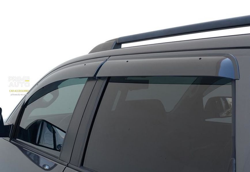 Window Deflectors 4pcs Set Premium Series Toyota Sequoia 2008-2022 Wellvisors 3-847TY045