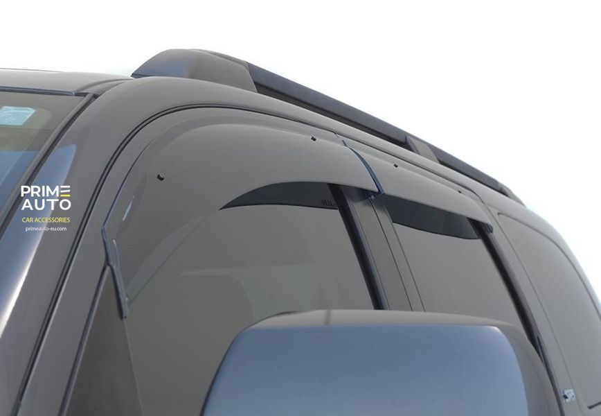 Window Deflectors 4pcs Set Premium Series Toyota Sequoia 2008-2022 Wellvisors 3-847TY045