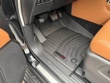 Car Mats 3D Liners Front Nissan Armada 2019 - 2024 Black WeatherTech 4415021