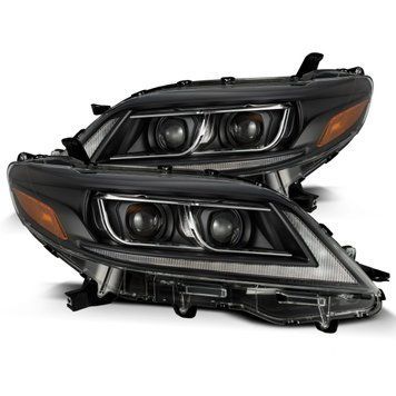 Lampy przednie Toyota Sienna 2011-2020 PRO seria czarny AlphaRex 880764