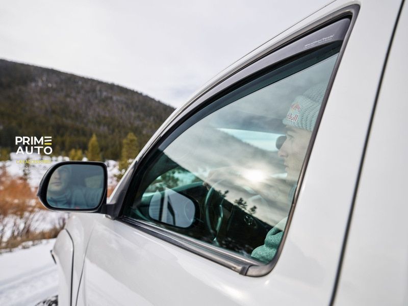 Owiewki okienne wkładany prz&oacute;d+tył Volkswagen Tiguan 2025-2026 ciemny WeatherTech 821097IM