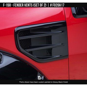 Perne cu aripi Ford F-150 2015-2020 negru AIR DESIGN FO20A17