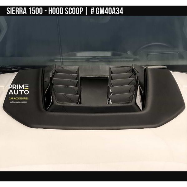 Osłona na kapturze GMC Sierra 1500 2019-2025 czarny AIR DESIGN GM40A34