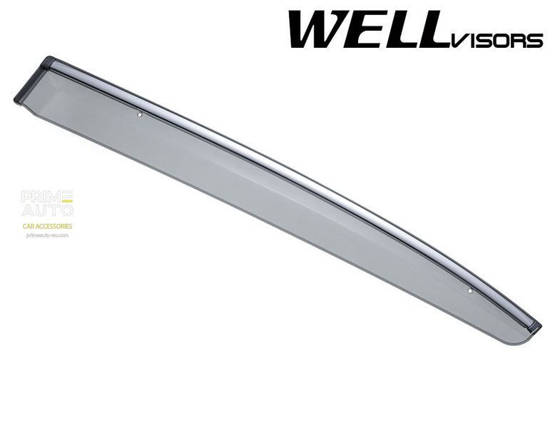 Owiewki do szyb samochodowych num 4 szt z chromowaną odlewanie Honda Accord 2008 - 2012 Sedan Wellvisors 3-847HD017