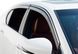 Owiewki do szyb samochodowych num 4 szt z chromowaną odlewanie Lexus GS 2013 - 2020 Wellvisors 3-847LX022