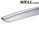 Owiewki do szyb samochodowych num 4 szt z chromowaną odlewanie Honda Accord 2008 - 2012 Sedan Wellvisors 3-847HD017