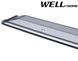 Owiewki do szyb samochodowych num 4 szt z chromowaną odlewanie Honda Accord 2008 - 2012 Sedan Wellvisors 3-847HD017