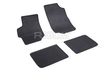 Dywaniki samochodowe gumowe zestaw 4 szt czarny Peugeot 301 2012 - 2025 Rigum 900521