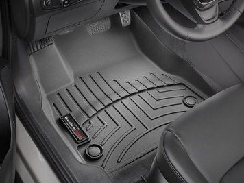 Car Mats 3D Liners Front Chevrolet Malibu 2016 - 2024 Black WeatherTech 449031