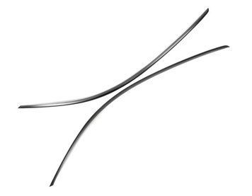 Window Deflectors 4pcs Set Premium Series Ford Mustang 2015-2025 Wellvisors 3-847FD024