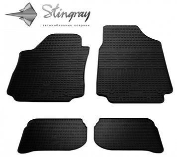 Rubber Car Mats set 4 pcs Audi 100 (C4) 1990 - 1997 black 1030074