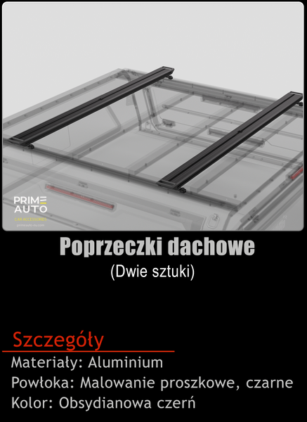 RoofLoad Bars 2 pcs. JUSN-DESIGN SP002005