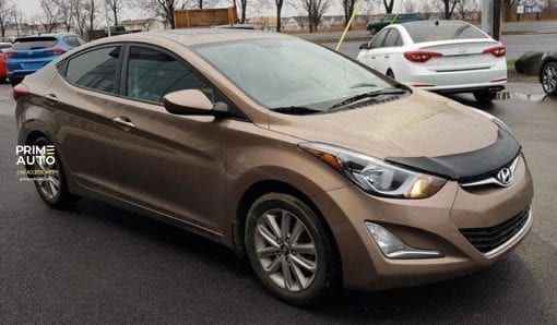 Дефлектор капота Hyundai Elantra 2011-2016 гладкий FormFit HD10E11 HD10E11 фото