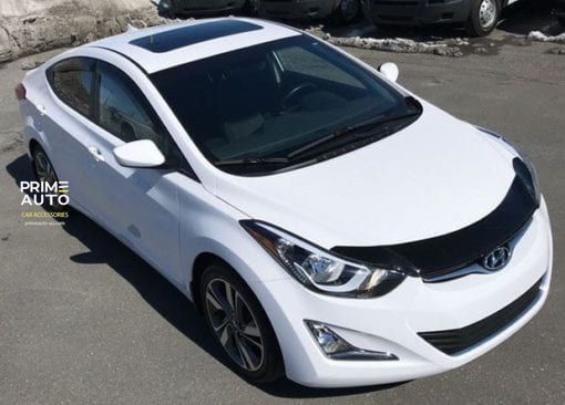 Дефлектор капота Hyundai Elantra 2011-2016 гладкий FormFit HD10E11 HD10E11 фото