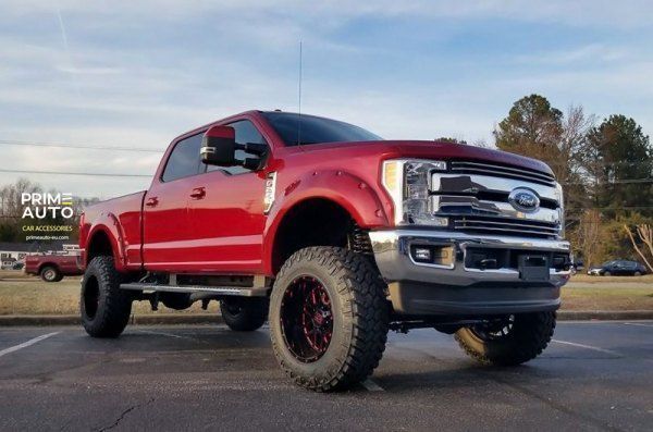 Розширювачі арок комплект 4 шт Ford F-250 Super Duty 2017-2022 Pocket-style чорний Bushwacker 20942-02 20942-02 фото