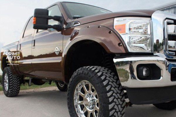 Розширювачі арок комплект 4 шт Ford F-250 Super Duty 2017-2022 Pocket-style чорний Bushwacker 20942-02 20942-02 фото