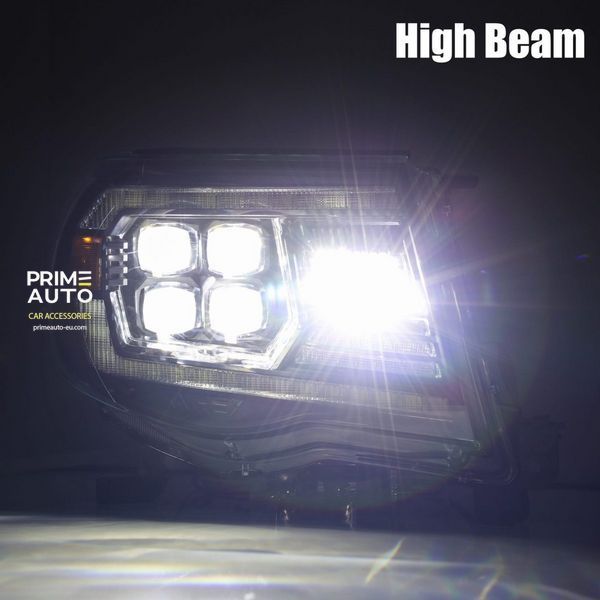 Передні фари Toyota Tacoma 2005-2011 LED NOVA серія чорні AlphaRex 880742 880742 фото
