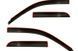 Window Deflectors LowProfile Smoke Set 4 pcs RAM/Dodge Ram 1500 Classic Quad Cab 2009-2024 Ventvisor AVS 994003