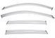 Дефлекторы окон к-т 4 шт с хромированным молдингом Mazda CX-5 2017 - 2023 Wellvisors 3-847MZ017 3-847MZ017 фото 1