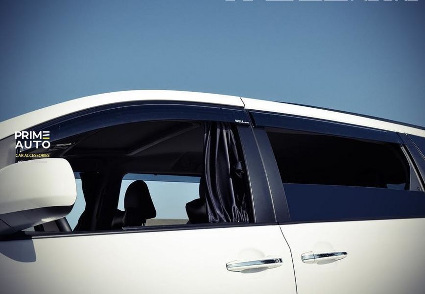 Window Deflectors 4pcs Set Premium Series Toyota Sienna 2011-2020 Wellvisors 3-847TY037