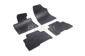 Dywaniki samochodowe gumowe zestaw 4 szt czarny Kia Sorento 2014 - 2020 Rigum 901467