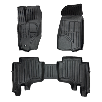 Car Mats with raised edge set 5 pcs Jeep Grand Cherokee 2004 - 2010 (III WK/WH) Black SOVA-PL