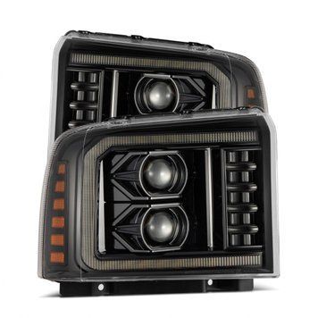 Lampy przednie Ford F-250 2005-2007 PRO seria kolor Alpha-Black AlphaRex 880314