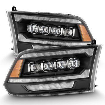 Faruri faţă RAM/Dodge Ram 1500 Classic 2009-2024 LED G2 Style NOVA series negru AlphaRex 880555