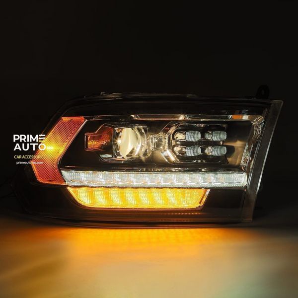Lampy przednie RAM/Dodge Ram 1500 Classic 2009-2024 PRO seria kolor Alpha-Black AlphaRex 880524