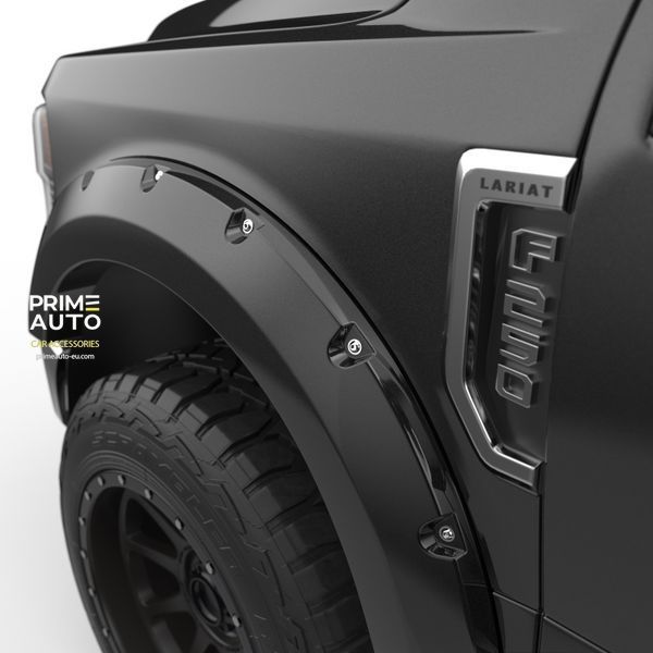 Poszerzenia nadkoli Ford Super Duty 2011 - 2016 Bolt-On Style czarny EGR 793814-G1