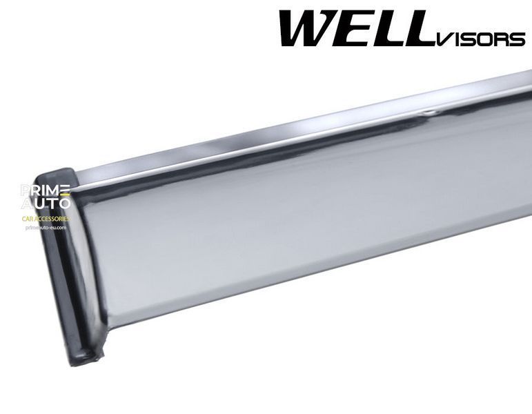 Дефлекторы окон к-т 4 шт с хромированным молдингом Land Rover Range Rover 2003 - 2012 Wellvisors 3-847LR005 3-847LR005 фото