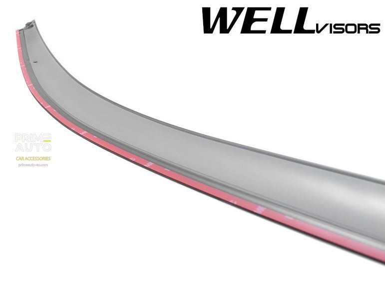 Дефлекторы окон к-т 4 шт с хромированным молдингом Honda Accord 2003 - 2007 Sedan Wellvisors 3-847HD023 3-847HD023 фото