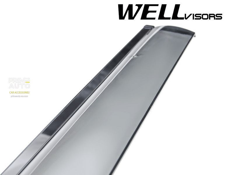 Дефлекторы окон к-т 4 шт с хромированным молдингом Land Rover Range Rover 2003 - 2012 Wellvisors 3-847LR005 3-847LR005 фото