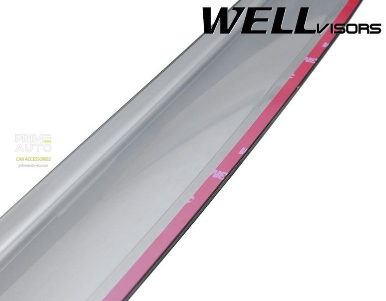 Owiewki do szyb samochodowych num 4 szt Premium seria Honda Fit 2009 - 2014 Wellvisors 3-847HD003