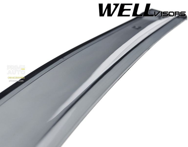 Owiewki do szyb samochodowych num 4 szt Premium seria Honda Fit 2009 - 2014 Wellvisors 3-847HD003
