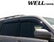 Дефлектори вікон к-т 4 шт з чорним хромованим молдингом Lexus GX470 2003 - 2009 Wellvisors 3-847LX020 3-847LX020 фото 10