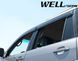 Дефлектори вікон к-т 4 шт з чорним хромованим молдингом Lexus GX470 2003 - 2009 Wellvisors 3-847LX020 3-847LX020 фото 11