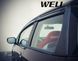 Owiewki do szyb samochodowych num 4 szt Premium seria Honda Fit 2009 - 2014 Wellvisors 3-847HD003