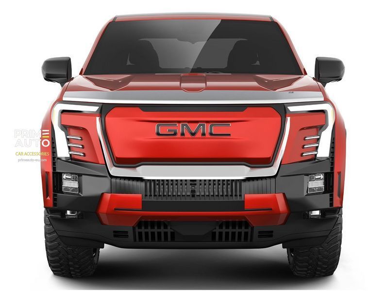 Deflektor maski spoiwo GMC Sierra EV 2024-2025 Aeroskin chromowane AVS 622228