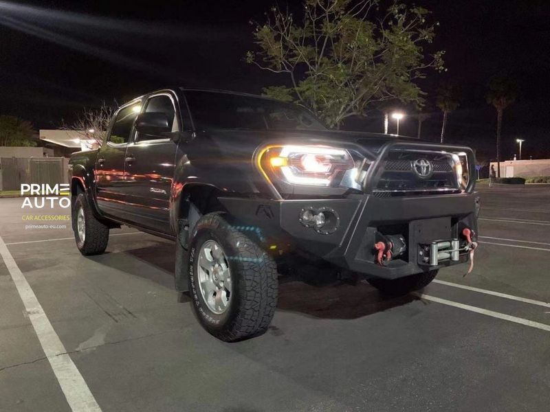 Передние фары Toyota Tacoma 2012-2015 PRO серия черные AlphaRex 880749 880749 фото