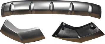 Rear bumper trim silver Toyota Land Cruiser Prado 120 2003 - 2008 Toyota (Original) 841760280