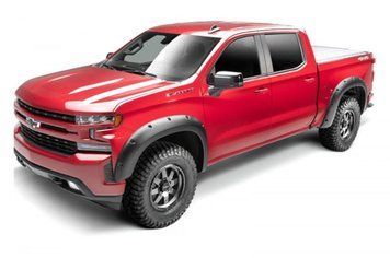 Расширители арок комплект 4 шт Chevrolet Silverado 1500 2007-2013 Forge-style черный Bushwacker 48106-08 48106-08 фото