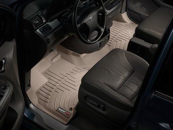 Covorașe cauciuc 3D Liners faţă &icirc;ntreg Honda Odyssey 2005 - 2010 bej WeatherTech 453171