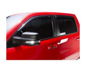 Window Deflectors Original 4 pcs Set Ram 1500 2019-2026 Crew Cab Smoke AVS 94806