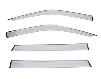 Window Deflectors 4pcs Set Premium Series Ford Mustang Mach-E 2021-2025 Wellvisors 3-847FD031