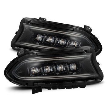 Lampy przednie Dodge Charger 2015-2022 NOVA-Series Alpha-Black AlphaRex 880500
