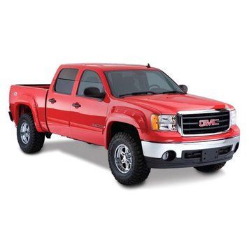 Fender Flares set 4 PCs GMC Sierra 2500/3500 HD 2007-2014 Cutout Pocket-style black Bushwacker 40947-02